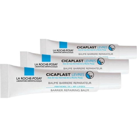 3x La Roche Posay Cicaplast Lippenbalsem 7,5 ml