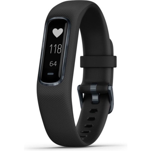 Garmin Vívosmart 4 - Activity Tracker met GPS Functie - S/M - Zwart/Leisteen