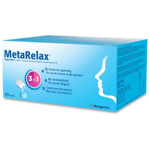 Metagenics MetaRelax Zakjes Limoen Smaak
