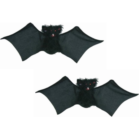 5x stuks horror decoratie vleermuis 42 cm -