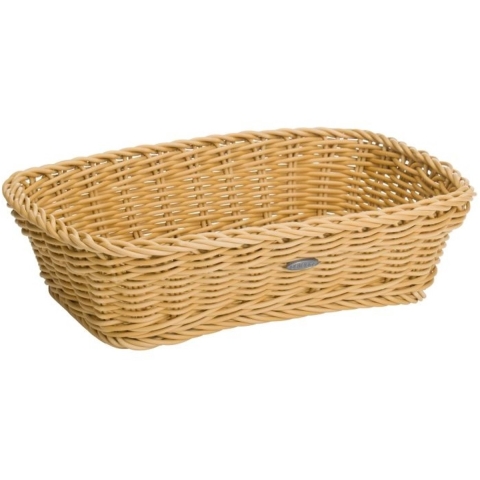 Westmark Broodmand Rieten Look Rechthoek 31x21x9 cm Beige/Kunststof