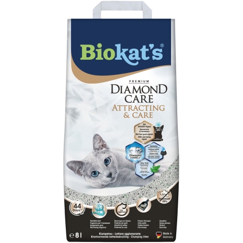 Biokat's Kattenbakvulling Diamond Care Attracting&Care 8 liter