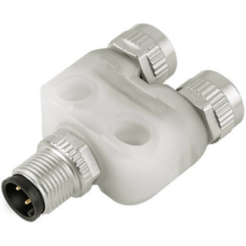 binder 79-5236-00-04 Sensor/actuator verdeler en adapter M12 Aantal polen (sensoren): 4 Adapter, Y-vorm 1 stuk(s)