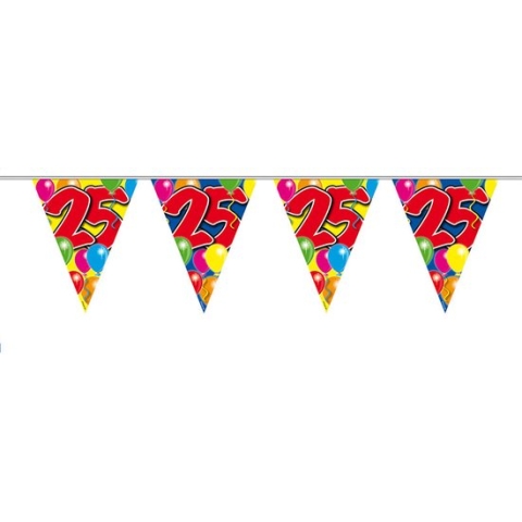 Folat - Vlaggenlijn 25 jaar Ballonnen (10 meter)