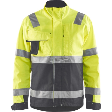 Blåkläder Jack High-Vis 40641811 | High-Vis Geel/Medium Grijs | Maat XXL - 7330509674512