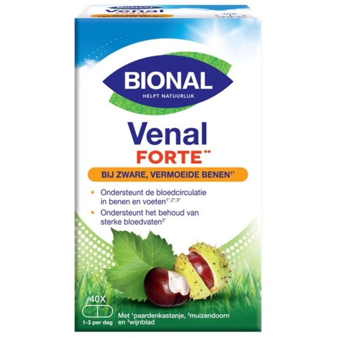 Gratis Verzending: 4x Bional Venal Forte 40 capsules