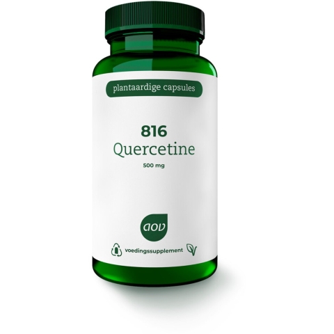 Gratis Verzending: 2x AOV 816 Quercetine-extract (500 mg) 60 vegacapsules