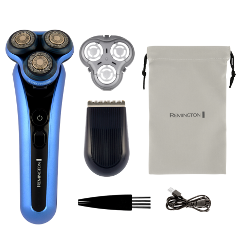 Remington Limitless X7 Roterend & Folie Scheerapparaat Blauw