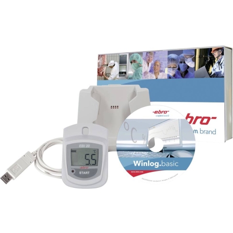 ebro EBI 20-T1-Set Temperatuur datalogger Te meten grootheid: Temperatuur -30 tot 70 °C