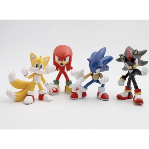 Sonic The Hedgehog Figure Set - Shadow, Tails, Sonic & Knuckles