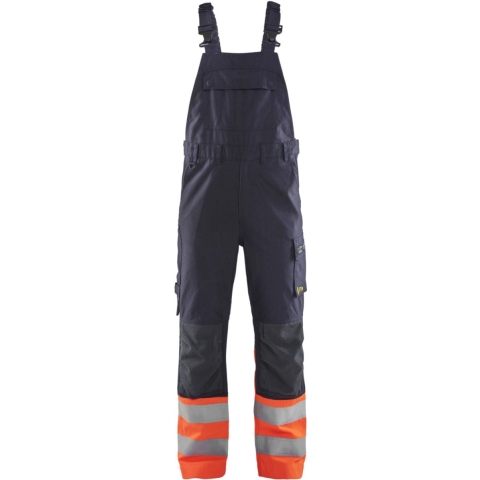 Blåkläder Bretelbroek Multinorm Inherent Klasse 1 28881513 | Marineblauw/Oranje | Maat 48 - 7330509809440