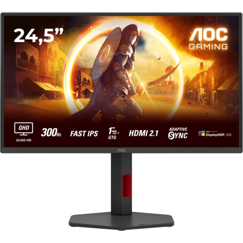 AOC Q25G4SR 25  Quad HD 300Hz IPS Gaming Monitor