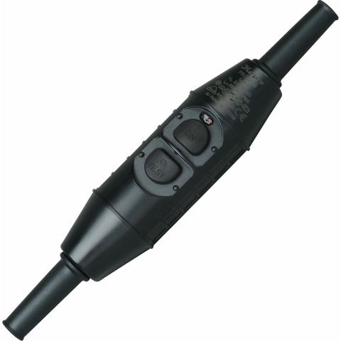 Kopp 1962.0001.5 PRCD-tussenstekker Kunststof PRCD 230 V Zwart IP55