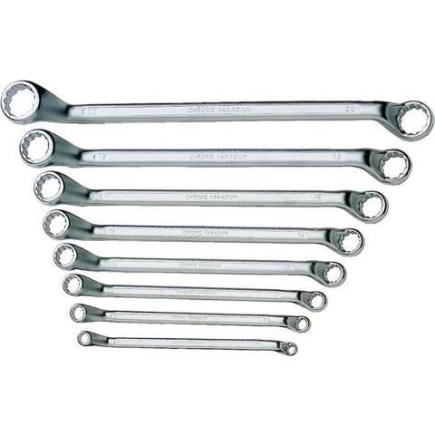 IRONSIDE 113110 Dubbele ringsleutelset Sleutelbreedte (metrisch) 8 - 22 mm