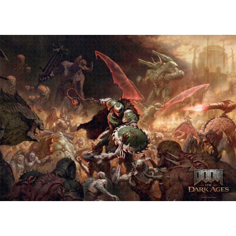 Doom The Dark Ages Puzzle - Slayer's Rag (1000 pieces)