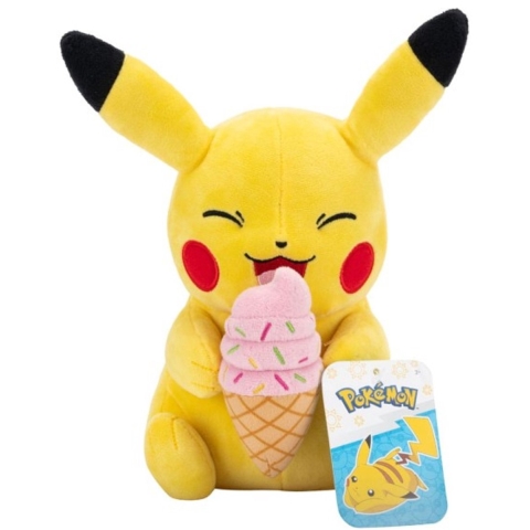 Pokemon Pluche - Pikachu with Ice Cream
