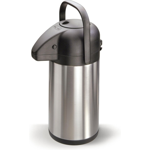 MATO Thermoskan met pomp Pumpy roestvrij staal 1,9 liter