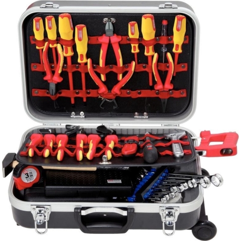KS Tools 1170195 Gereedschapspilotenkoffer (gevuld) 195-delig Electricien