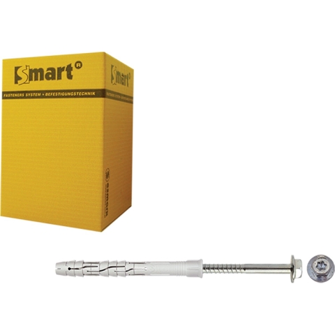 pgb-Europe SMART | Raamplug +zeskantschroef Ø 10x230 NZN | 25 st SM0RPFN011002303