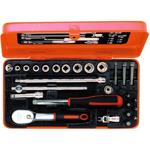 Bahco dopsleutelset 1/4" | 6722M