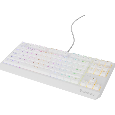 GENESIS NKG-2078 Thor 230 TKL RGB Gaming toetsenbord in Wit