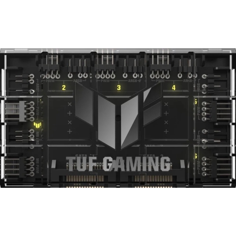 Asus 90DA00C0-B09000 PC-ventilatorcontroller Zwart (b x h x d) 115 x 17.7 x 69 mm