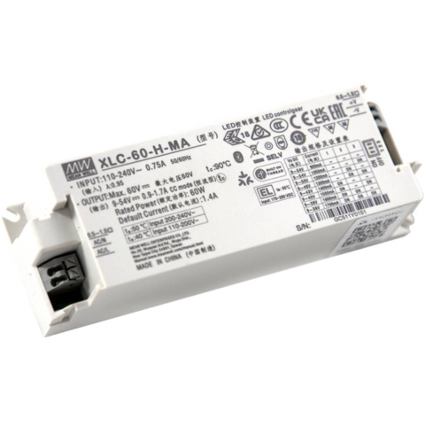 MW Mean Well LED-converter 60 W