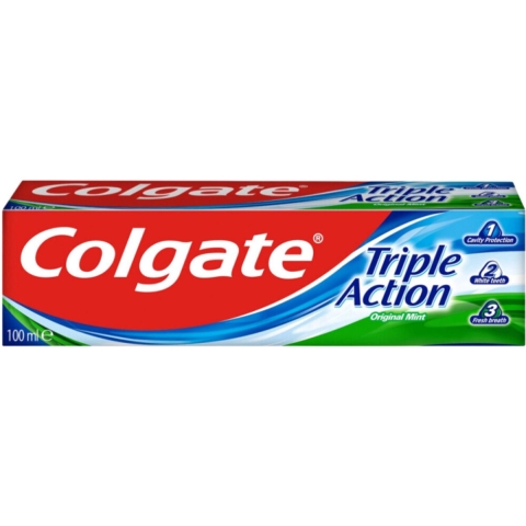 12x Colgate Tandpasta Triple Action 100 ml