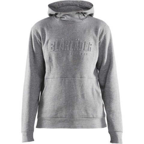 Blåkläder Dames hoodie 3D 35601157 | Grijs Mêlee | Maat XXL - 7330509771075