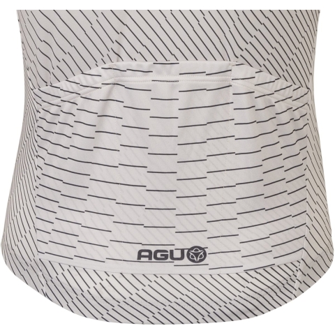 AGU Chippie Lines Fietsshirt Essential Heren - Wit - XXXL