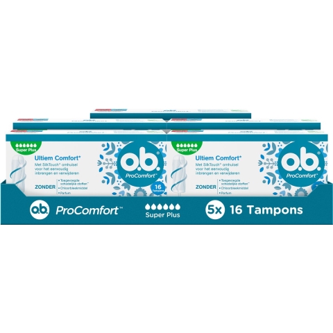 6x OB ProComfort Super Plus 16 stuks