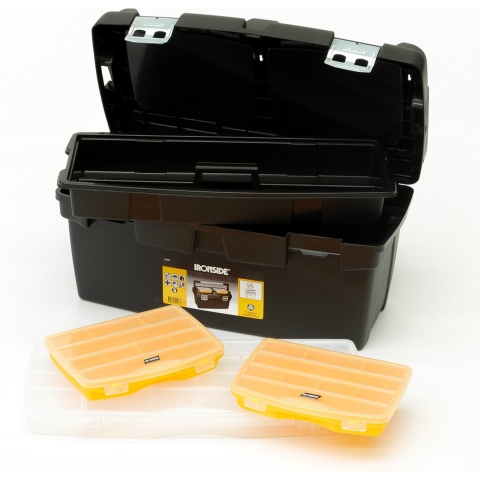 IRONSIDE 100587 Gereedschapskist (leeg) Kunststof