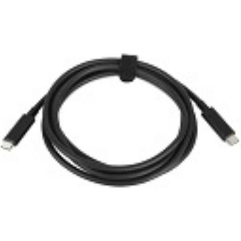 Lenovo USB-kabel USB 2.0 USB-C stekker, USB-C stekker 2.00 m Zwart 4X90Q59480