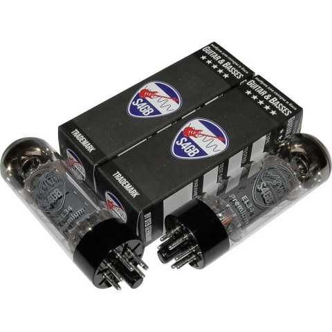 BTB Vertrieb EL34 S4GB Premium Elektronenbuis Matched Paar Geselecteerd voor Gitaren Eindpentode Aantal polen: 8 Fitting: Octal 2 stuk(s)