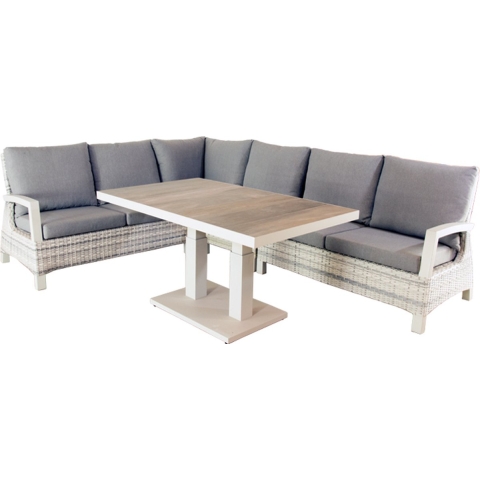 Dining hoekset West Haven Frozen Grey - Oosterik home