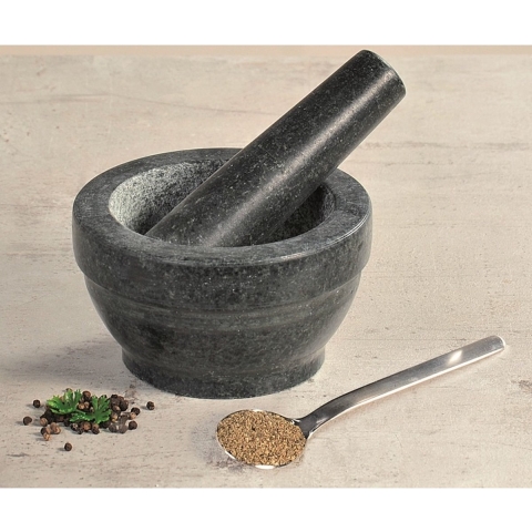 Kesper 71501 Mortel met schlegel 16 cm graniet