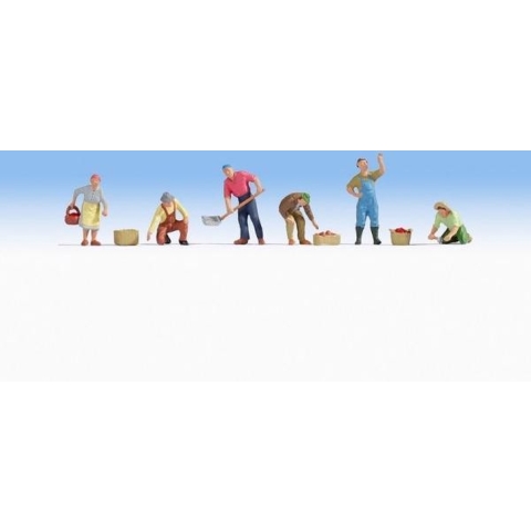 NOCH 15613 H0 Oogstwerkers figuren Geverfd, Staand