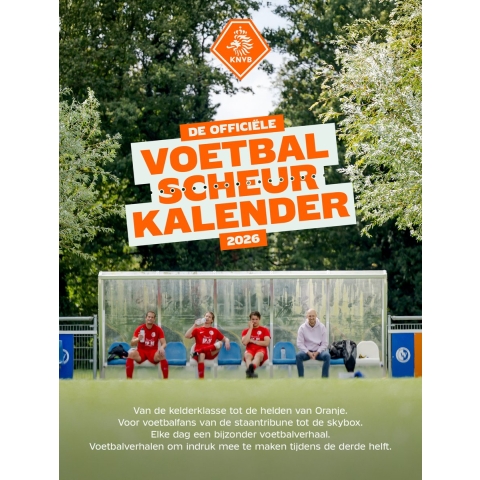 De officiële voetbal scheurkalender 2026 (Kalender)