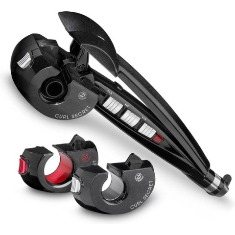 BaByliss Curl Secret 2 Automatische Krultang C1300E - 2 opzetstukken 25 / 35mm - 3 soorten krullen
