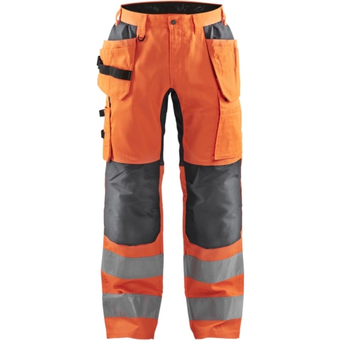 Blåkläder Werkbroek met stretch High-Vis 15521811 | High-Vis Oranje/Medium Grijs | Maat 48 - 7330509745922