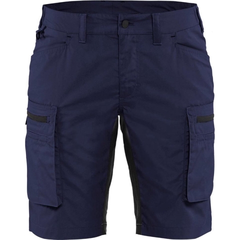 Blåkläder Dames Service Short met stretch 71491845 | Marineblauw/Zwart | Maat 40 - 7330509538678