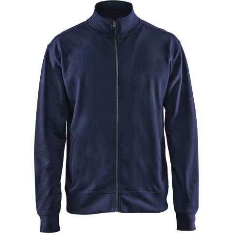 Blåkläder Sweatshirt met Rits 33711158 | Marineblauw | Maat 3XL - 00.183.015.01