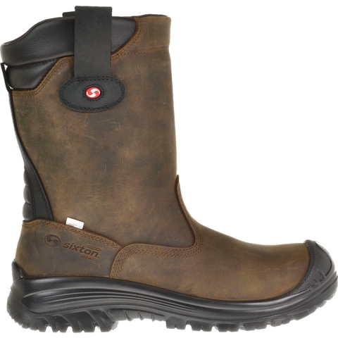Sixton Peak 81411-07 Ranch Laars Hdry Hoog S3 + KN Gevoerd | Bruin/Zwart | Maat 40 - 00.091.126.40