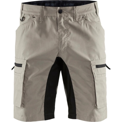 Blåkläder Service short stretch 14491845 | Stone/Zwart | Maat 54 - 7330509535707