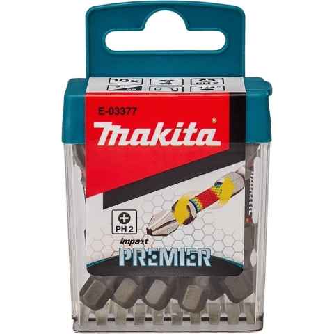 Makita Accessoires Slschr.bit PH2x50mm 10s C IMPR - E-03377 - E-03377