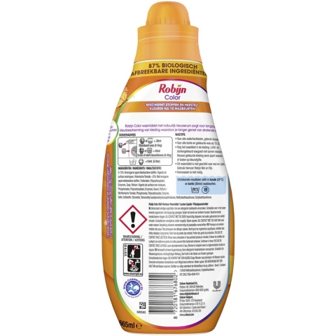 Robijn Klein&Krachtig Wasmiddel Color 22 Wasbeurten 665 ml
