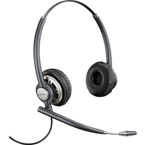 Plantronics HW720 - Stereofonische headset - Bedraad - Zwart