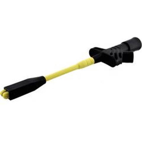 SKS Hirschmann KLEPS 2800 sw Veiligheids-krokodilklem Steekaansluiting 4 mm CAT III 1000 V Zwart