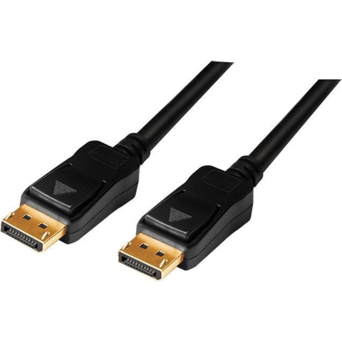 LogiLink CV0114 DisplayPort-kabel DisplayPort Aansluitkabel DisplayPort-stekker, DisplayPort-stekker 20.00 m Zwart