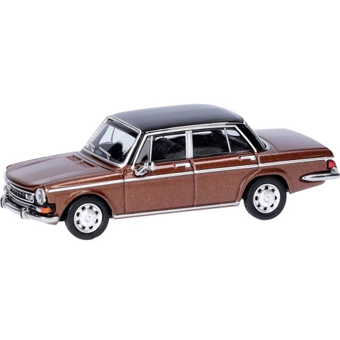 Herpa 430746-004 H0 Auto Simca 1301 Special, kopermetallic